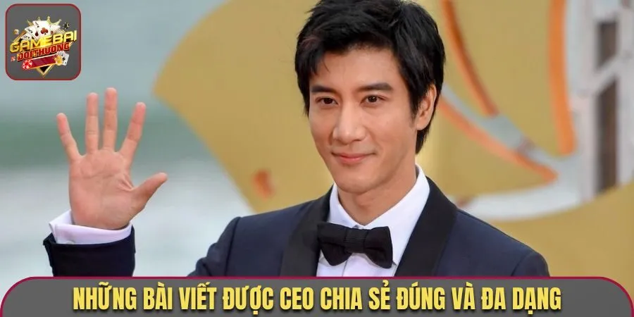 CEO Điều Hành Game Bài Đổi Thưởng Tài Năng, Thông Minh 2 Những bài viết được CEO chia sẻ đúng và đa dạng